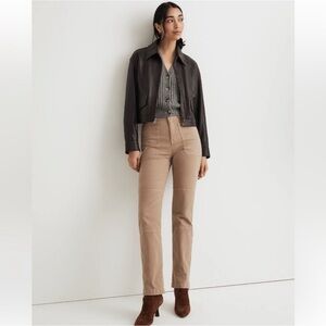 Madewell 90’s Straight Leg Front Pocket Cotton Jeans – Tan – Women’s Size 25
